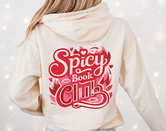 Spicy Book Club PNG Design Instant Download Sublimation Clipart Bookish T-Shirt Design POD PNG Book Club Shirt Reader Gift Tee Design
