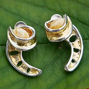 Butterscotch Baltic Amber Stud Earrings Gold Plated Silver Designer Jewellery With White Swirls Handcrafted Statement Luxury Gift For Her