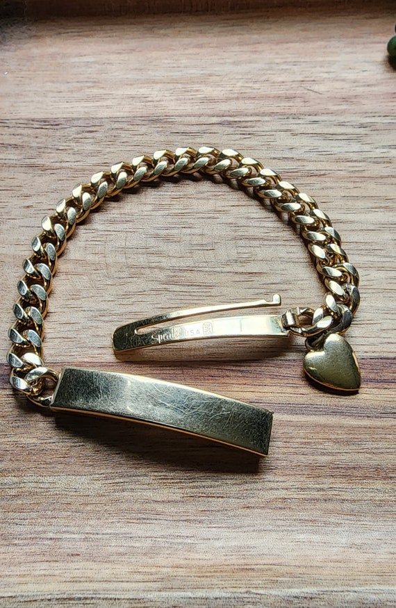 Spaidel heart charm bracelet