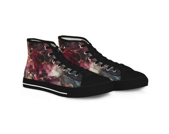 Floral High Top Sneakers: Trendy Streetwear Shoes