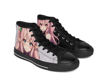 Sneakers alte anime: scarpe alla moda kawaii otaku