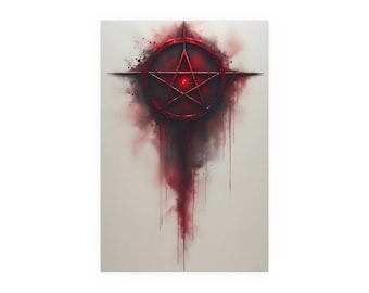 Dark Fantasy Art Print: Gothic Occult Home Decor
