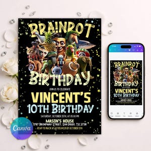 brainrot birthday invitation, brainrot party invite, brainrot aesthetic birthday, edgy birthday invitation, grunge party invitation, weirdcore birthday invite, horrorcore birthday card, alt aesthetic invitation, brainrot digital invite, surreal birthday template, creepy cute birthday invite, dark humor birthday card, digital birthday invite brainrot, y2k horror invitation, tumblr core birthday invite, unique aesthetic party invite, printable brainrot invitation, teen alt birthday invite