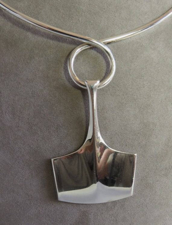 David Andersen Signed Norway Sterling Pendant Nec… - image 3