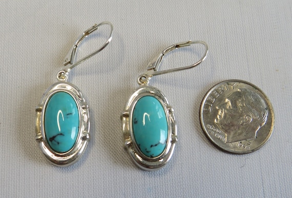 Whitney Kelly Signed Sterling Silver & Turquoise … - image 1