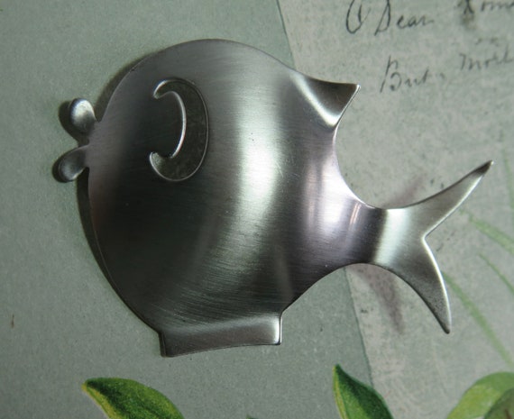 Sterling Silver Fish Brooch by BEAUCRAFT 925   UB… - image 4