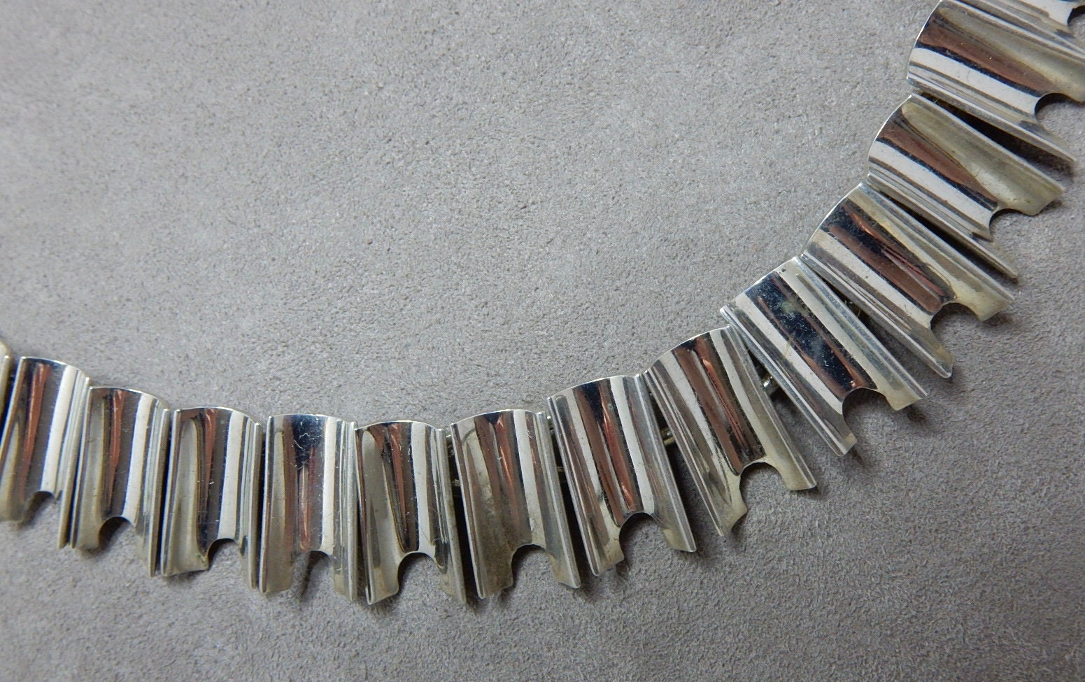 925 Taxco Mexico Sterling Silver Link 20 Necklace 76 Grams W 