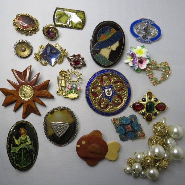 Brooch Lot Etsy