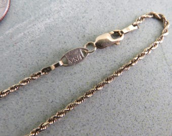 14k Gold Michael Anthony Signed Chain Bracelet 1.8 grams  ZG15