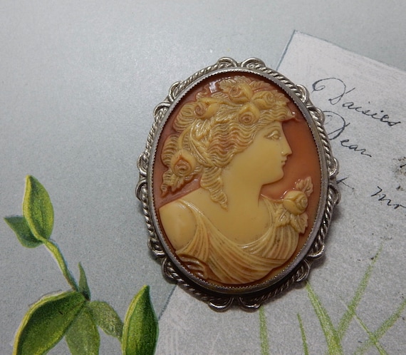 Celluloid brooch store