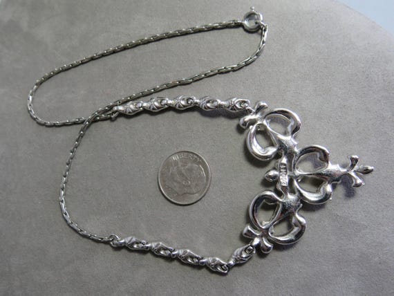 BOGOFF Signed Topaz Yellow & Clear Rhinestone Cho… - image 4