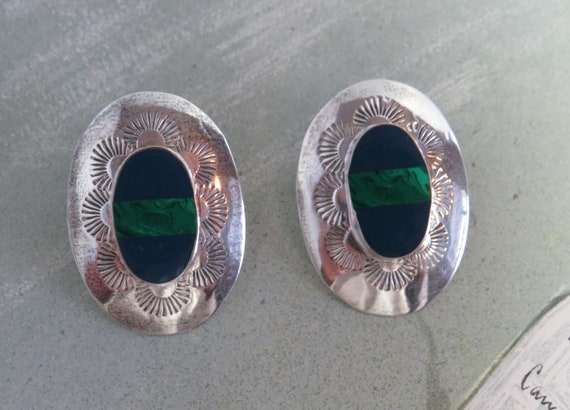 Stamped concho style native - Gem Stamped concho style native - Gem