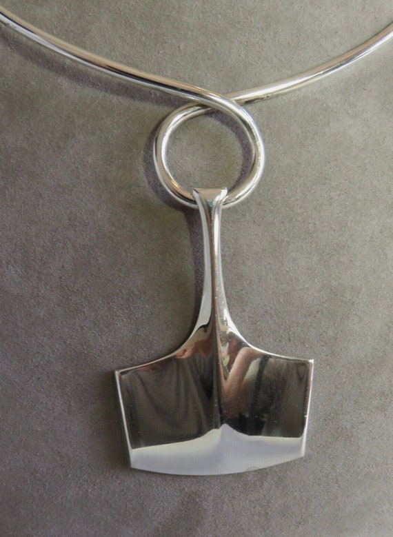 David Andersen Signed Norway Sterling Pendant Nec… - image 4