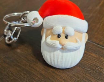 サンタとルドルフのクリスマスバッグチャームキーホルダー - Etsy 日本