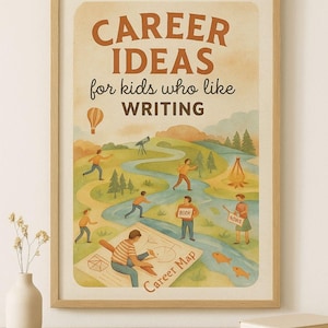Writing Careers for Kids | Printable Guide for Young Writers  Students