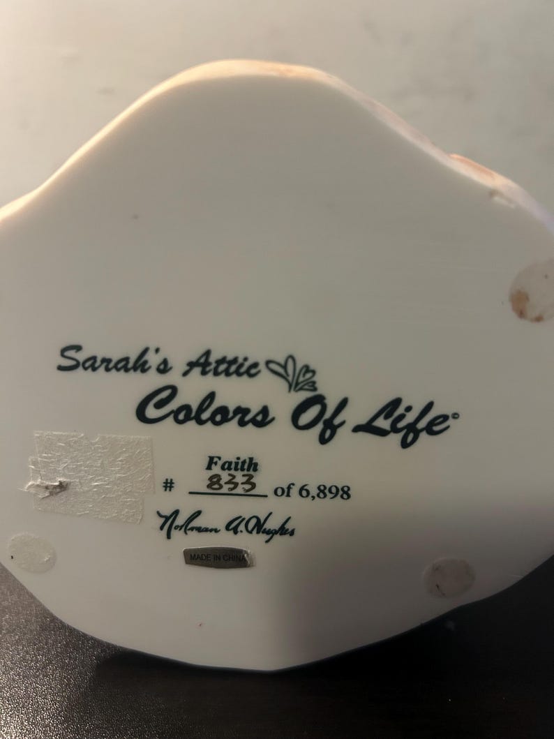 Sarah’s Attic,faith is Part of the Color of Life Collection by Norman