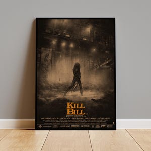 Kill Bill Poster Print on Kraft Paper | Vintage Wall Art | Perfect for Home Decor, Cool Rooms & Unique Gifts