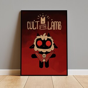 Cult of the Lamb Poster Print on Kraft Paper | Vintage Wall Art | Perfect for Home Decor, Cool Rooms & Unique Gifts