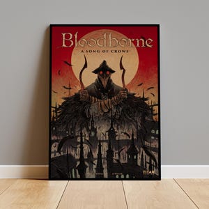 Bloodborne Poster Print on Kraft Paper | Vintage Wall Art | Perfect for Home Decor, Cool Rooms & Unique Gifts