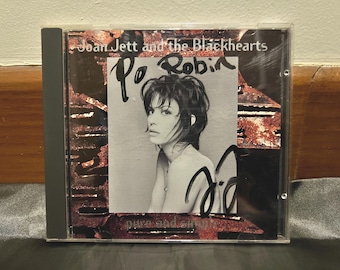 Joan Jett and the blackhearts pure and simple cd autographed rare promo