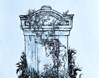 Lafayette Cemetery Number 1 (original ink drawing)