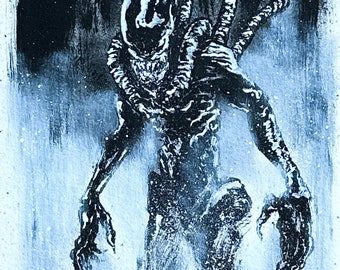 Xenomorph (original ink drawing)