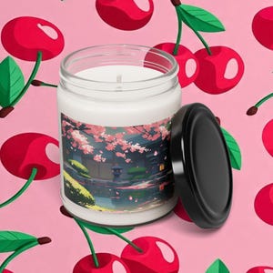 Blossom Garden Scented Soy Candle: Relaxing Aromatherapy, Eco-Friendly Home Decor