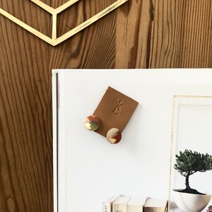 Clay Studs - Semi Translucent with Terracotta, Olive, Pink and Gold