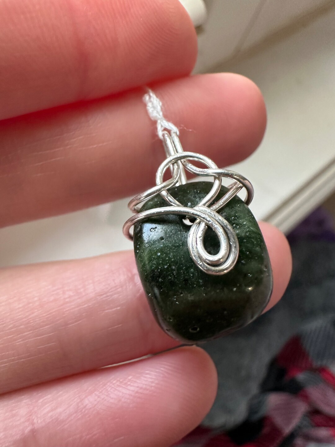 A Week in Leland Leland blue, Frankfort Green. Sterling Silver Wire