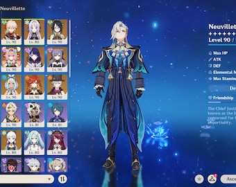 Asia Server AR 60 | Genshin Impact Account | 18 Limit 5-Star Character + 5 Signature