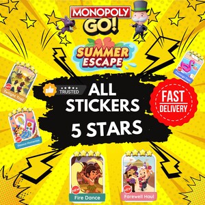 MonopolyGo Stickers 5 Star 1 pcs