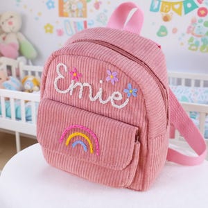 Individueller Rucksack für Kinder, personalisierter Kinderrucksack, personalisierte Namenstasche, benutzerdefinierter Name gestickte Tasche, einzigartiges Geschenk des Kindes