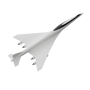 Boom Overture Supersonic Passengerplane STL/3MF