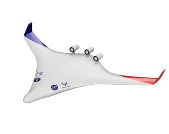 Boeing X-48B Detailmodell STL/3MF