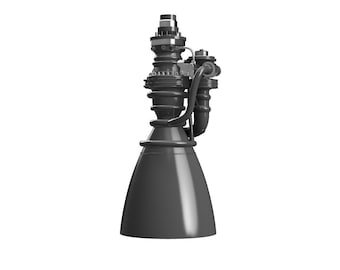 SpaceX Raptor 3 Modul Detaillierte STL/3MF
