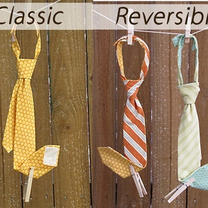 Boy's Tie Sewing Pattern Classic and Reversible Styles PDF image 4