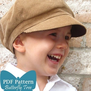 Cartamodello per cappello da strillone - Taglie reversibili unisex per neonati e bambini - PDF