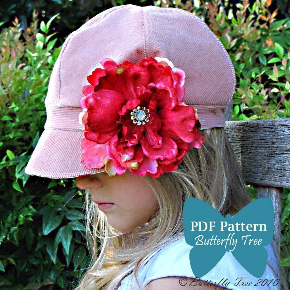 Newsboy Hat Sewing Pattern Reversible Unisex Infant and - Etsy