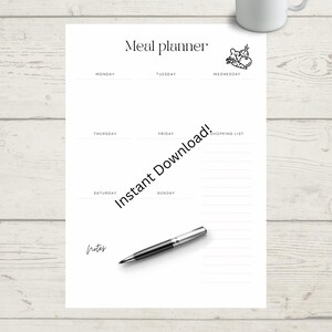 Wekelijkse maaltijdplanner