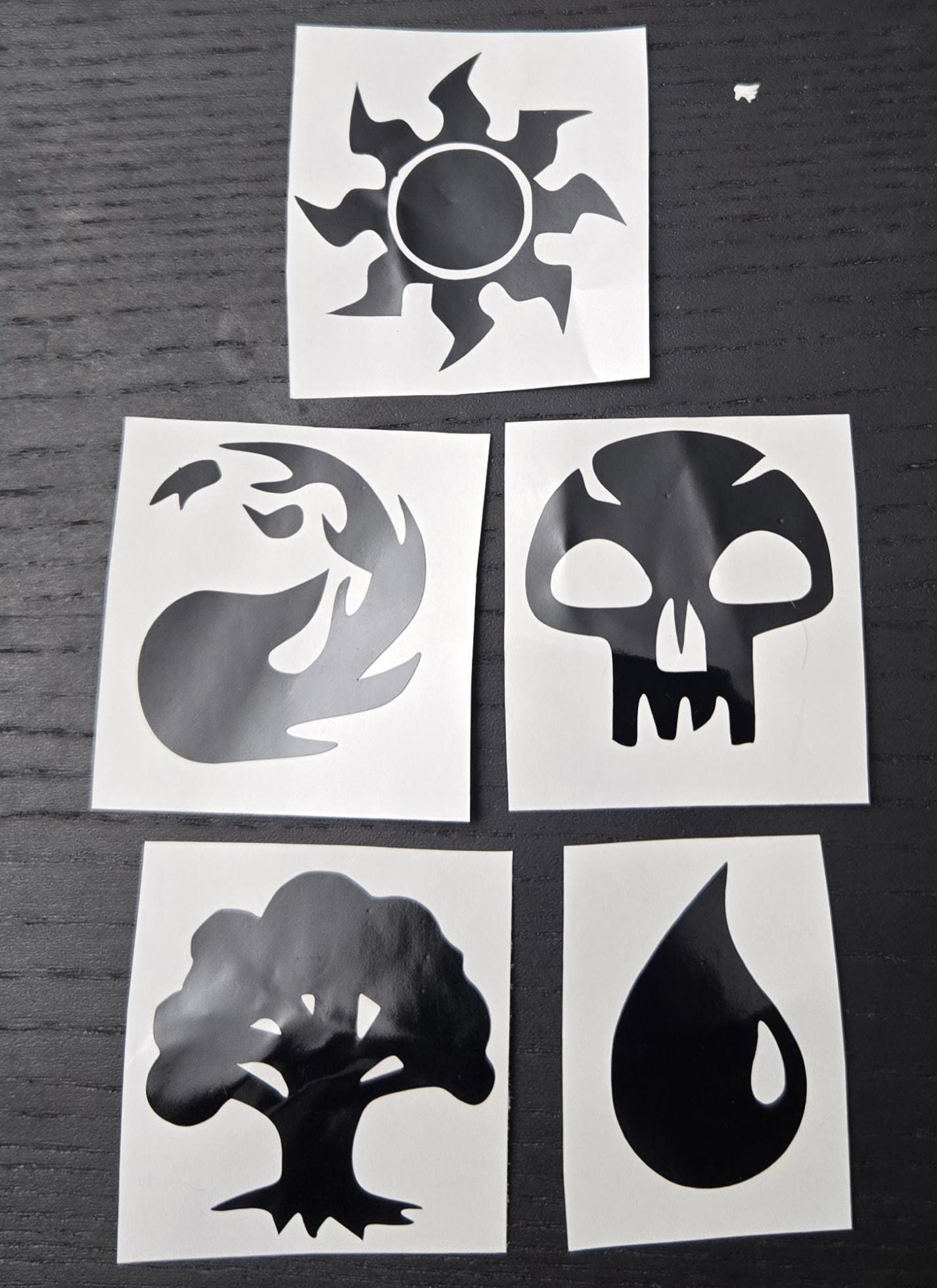 Mtg Mana Labels - Etsy