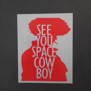 Space Cowboy Vinyl Decal - Custom Colors and Multiple Sizes