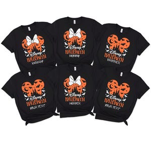 2025 Disney Halloween Custom Shirt, Disney Shirt, Halloween Matching Shirts, Custom Disney Family Shirt, Halloween Shirts, Disneyland Shirt