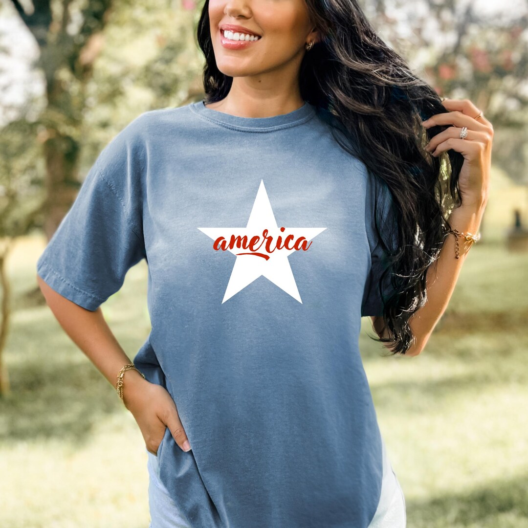 America Comfort Colors® Shirt, America T-shirt, 4th of July Shirt ...