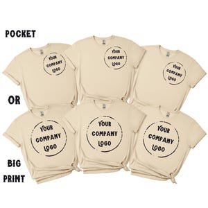 Custom Logo Shirts, Personalized Logo Shirt, Custom Design Shirt,Your Business Logo or Brand Logo T Shirt,Team Logo Shirt