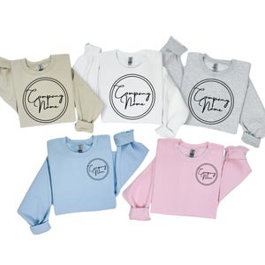 Custom Logo Sweatshirt, Your Business Logo or Brand Logo, Front and Back Logo Hoodie, Your Design Here, Team Logo Shirt, Company Logo Gifts