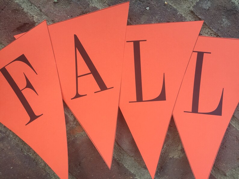 Fall banner home decor