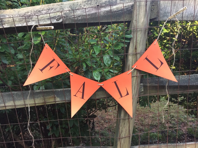 Fall banner home decor