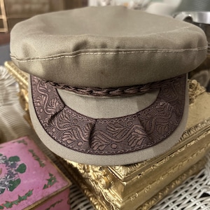 Vintage fisherman hat . Vintage aesthetic . Greek fisherman’s hat . Fisherman chic . Fisherman core . Gift for her . Grandmillenial style .