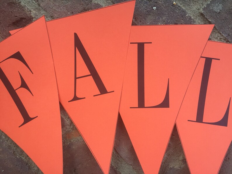 Fall banner home decor