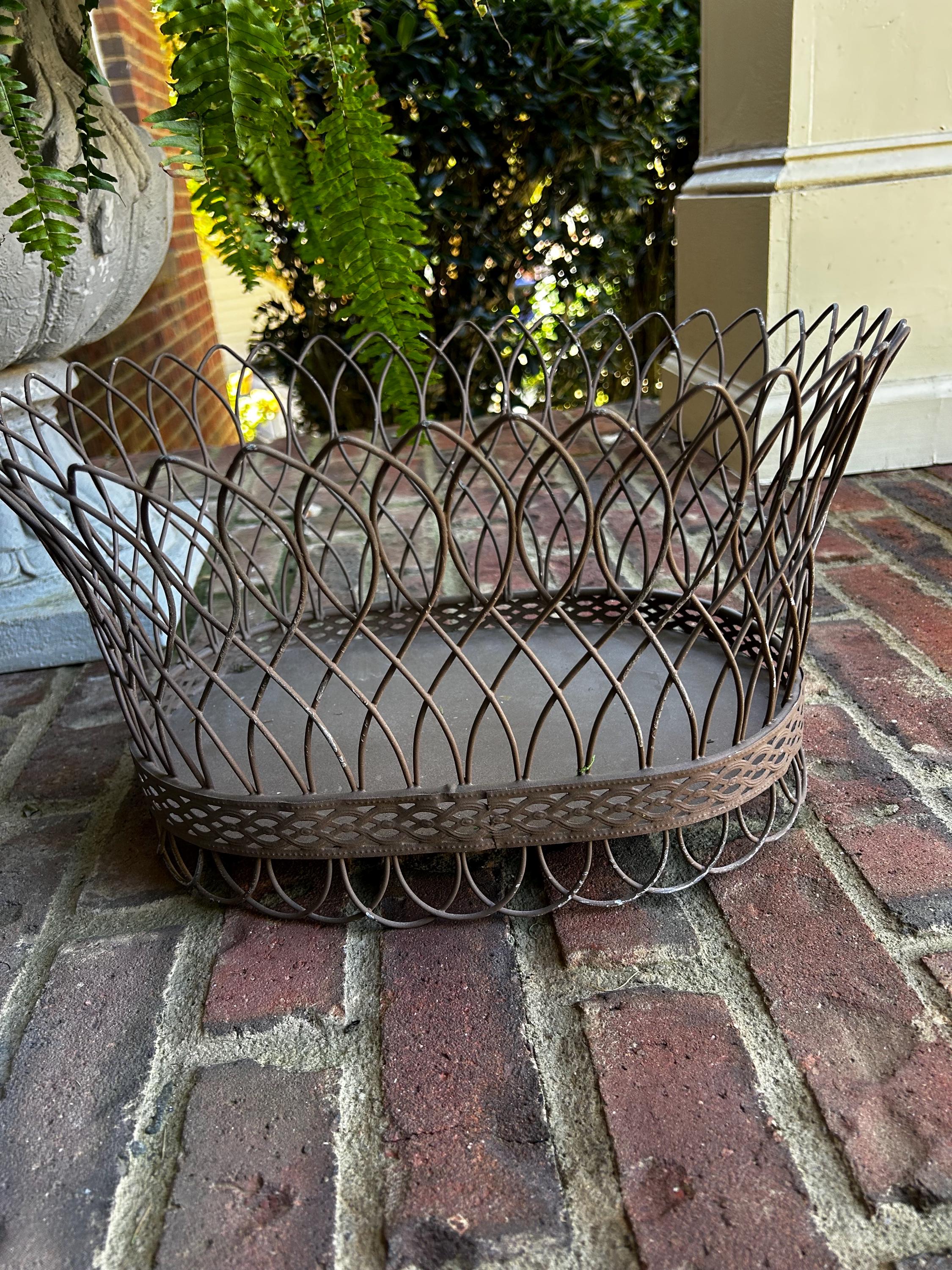 French Wire Planter